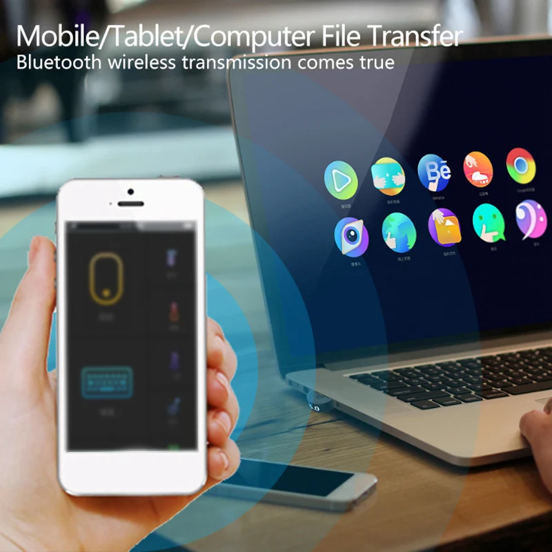 Bluetooth адаптер 5,0 USB Настольный компьютер Бесплатный блок Bluetooth аудио приемник ключ Музыкальный Аудио приемник передатчик Windows
