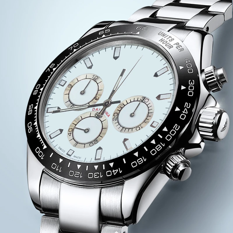 

Men Wrist Watch Cosmograph Daytona Automatic Mechanical Women's Wrist Watch Wtainless Wteel High Luxury Sapphire Crystal Watch