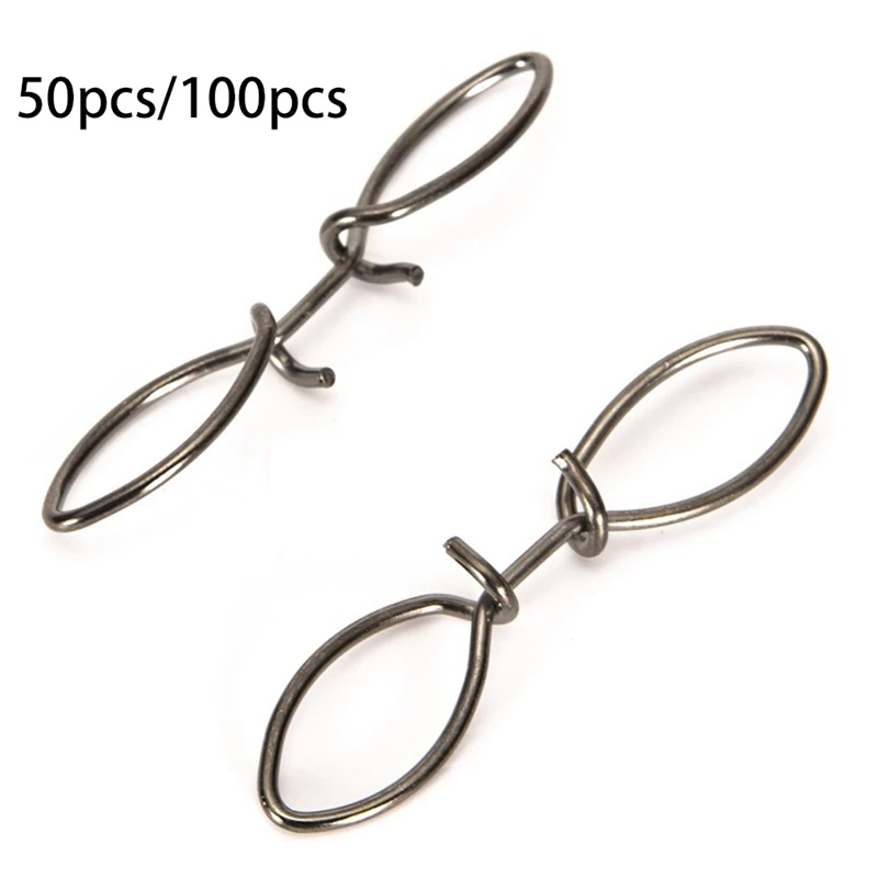

Fishing Rolling Swivels Connector with T Shape Snap 43X10mm for Fishhook Lure Tackle Carp Fishing Accessories