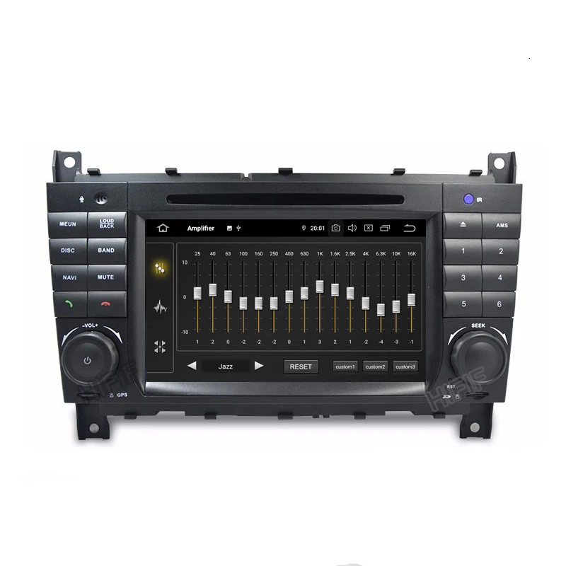 Android 10 4G 2 DIN автомобильный DVD GPS Carplay для Mercedes /Benz W203 W209 W219 A -Class A160 C C180 C200 CLK200 Радио