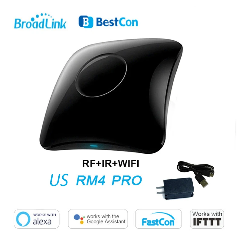 Универсальный Интеллектуальный мини контроллер Broadlink Bestcon RM4 Pro RM4C умный дом Wi Fi +