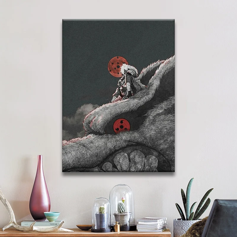 Аниме-постер Madara uchiha на холсте настенный художественный декор для гостиной