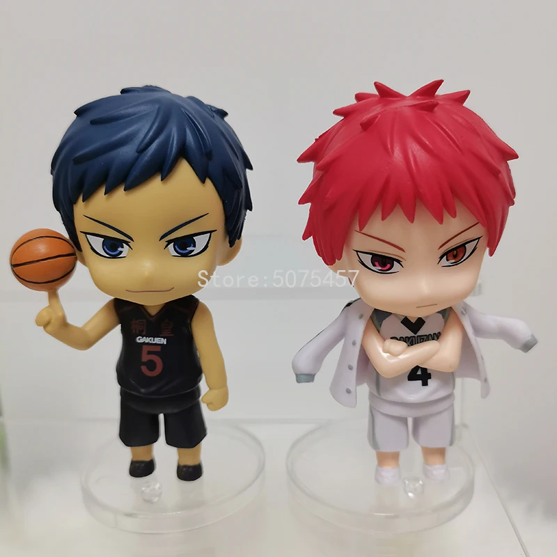 6 шт./лот баскетбольная Аниме Фигурка Kuroko Tetsuya экшн фигурка Aomine Daiki Kise Ryota Kagami Taiga