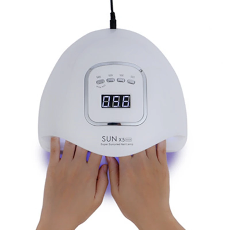 Светодиодная лампа для сушки ногтей SUNX5 Max 80 Вт 45 светодиодов УФ-ледяная гель-лака