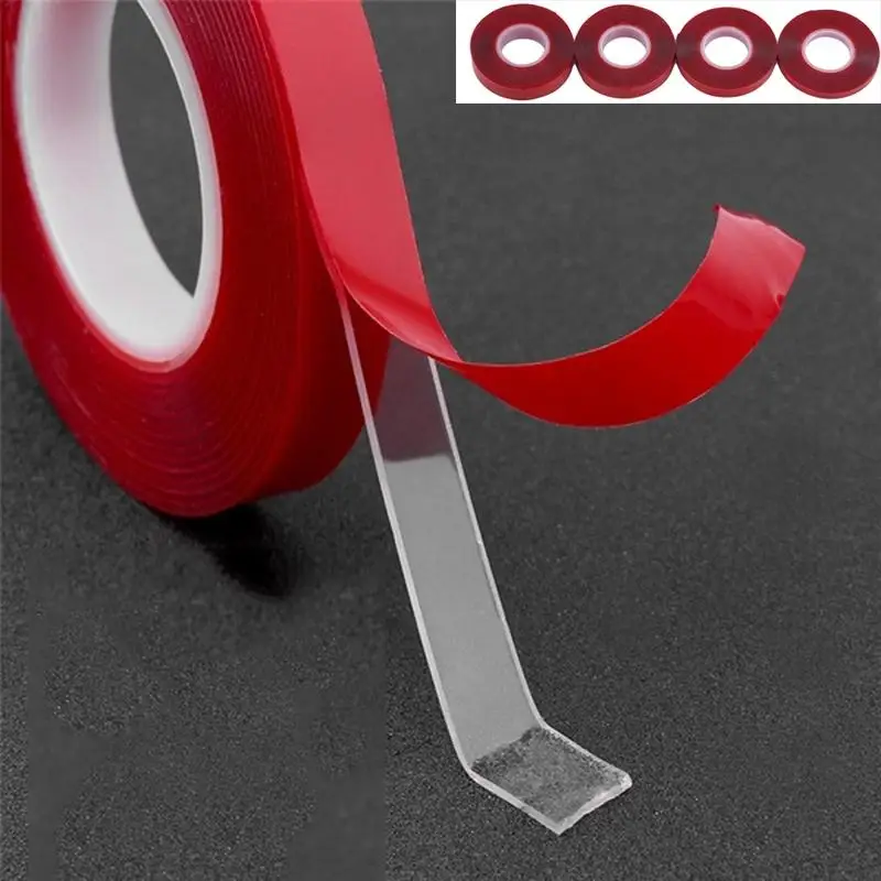 

Double-sided Length 3M Width 6/8/10/12MM Strong Clear Transparent Acrylic Foam Adhesive Tapedouble Sided Adhesive Tape