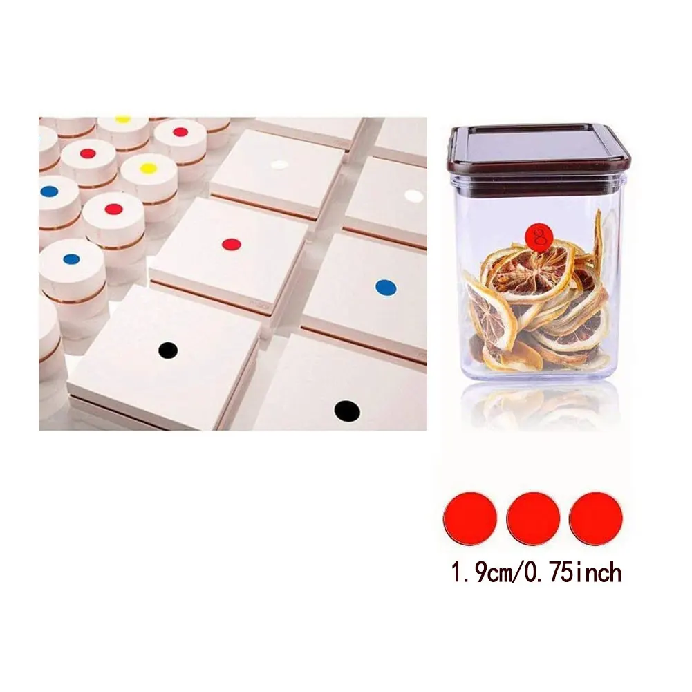 

Sticky Dots Round Stickers Coding Label 16 Assorted Colors Paper Sheets 1.9cm Diameter Self Adhesive 16PCS Color Dot Sticky