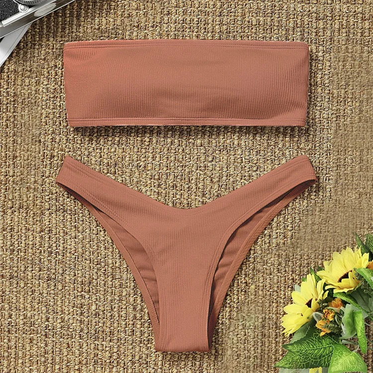 

HSYK Swimsuit Women's Bikini High Waisted Tummy Control Two Piece Swimwear