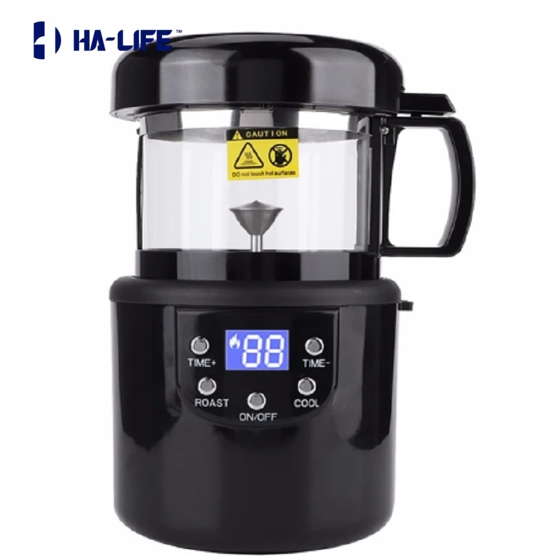 

HA-Life Home Coffee Roaster Electric Mini No Smoke Coffee Beans Baking Roasting Machine EU Plug 220V 1400W Dropship