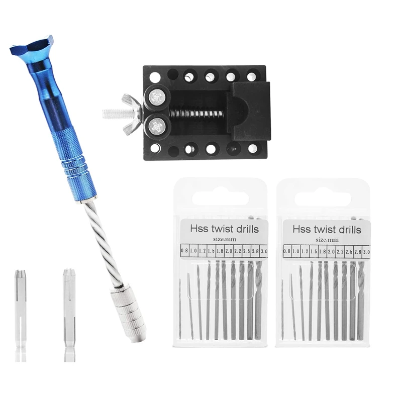 

Набор мини-сверл, комплект из 24 насадок с точным ручным сверлом, для деревянных украшений