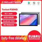 Teclast P20HD планшет на Android 10, восемь ядер, экран 10,1 дюйма, 4 Гб + 64 ГБ