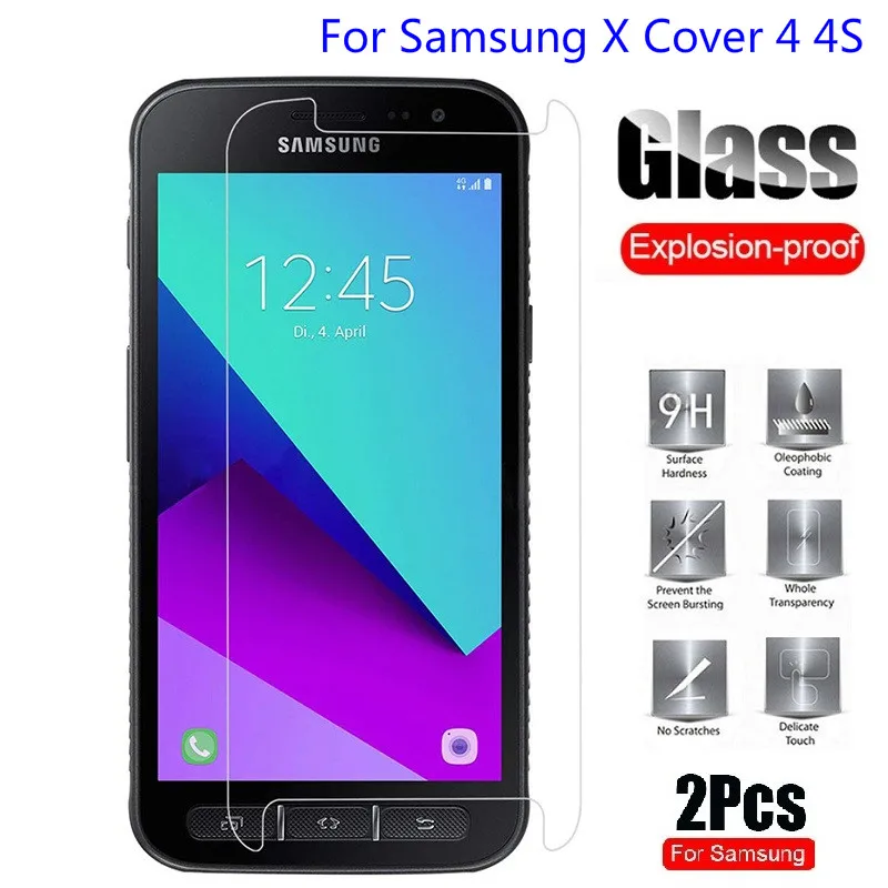 2 шт. стекло для Samsung X крышка 4s Xcover4 защитная пленка из закаленного стекла с
