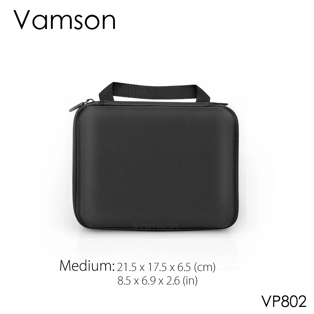 Чехол Vamson для экшн-камеры Go pro большого размера для GoPro Hero 8 7 6 5 4 3 Hero4 Session для eken для Xiaomi Yi 4K Box VP803 - Цвет: VP802