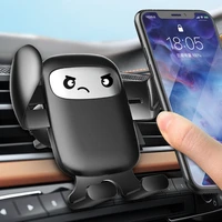 Gravity Car Phone Holder Air Vent Mobile Telephone Bracket Dashboard Stand Mount Clip Smartphone GPS Support 4-7 Inch Universal