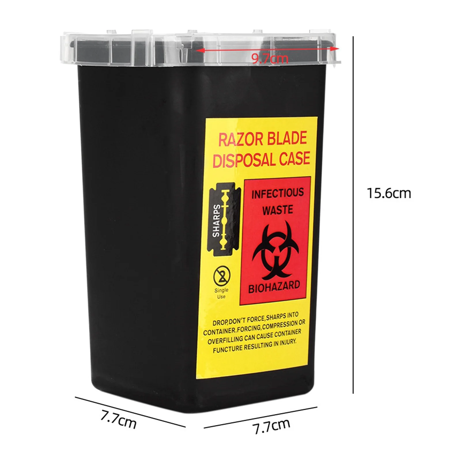 

Sharps Container Biohazard Needle Disposal Container Supplies Equipment