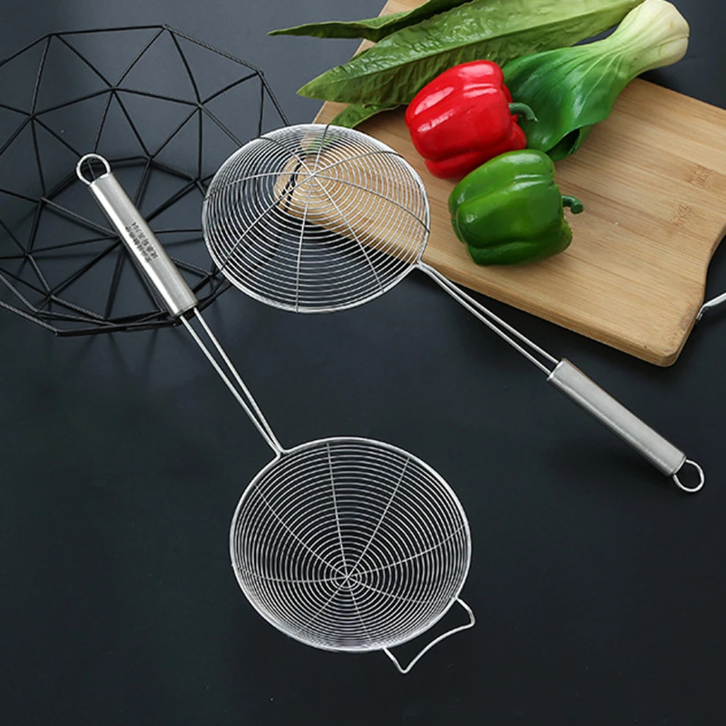

3pcs/set Stainless steel Wire Fine Mesh Oil Strainer Flour Colander Sieve Sifter Pastry Baking Tools kitchen accessories