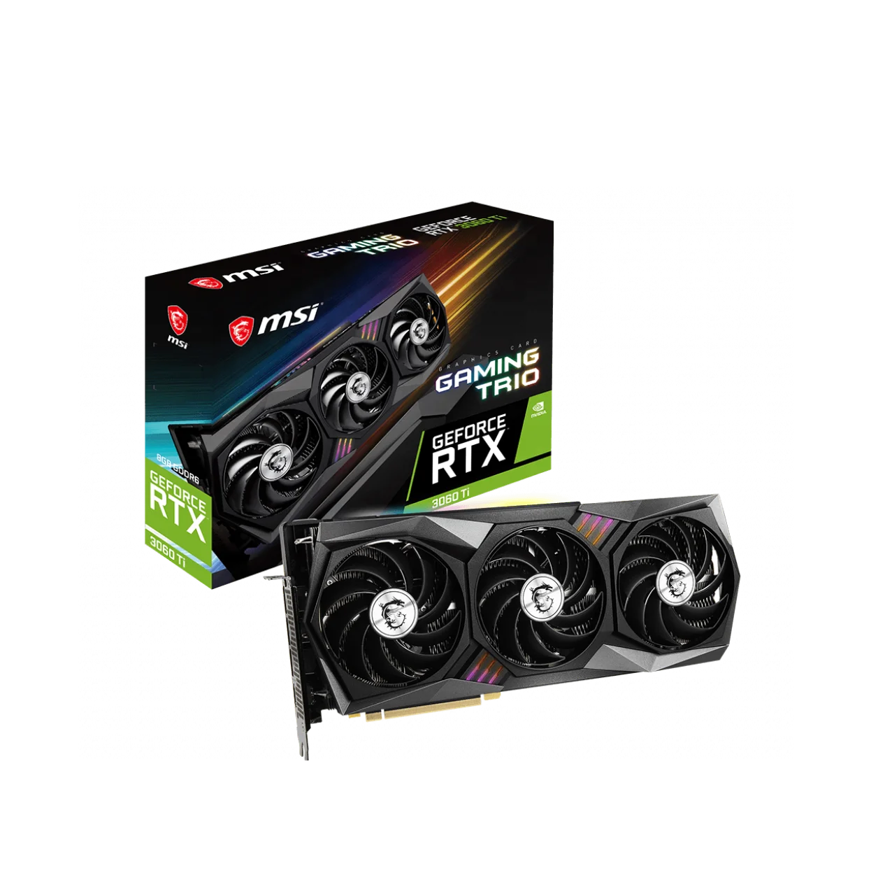 

Brand New For MSI RTX 3060 Ti GAMING TRIO For Desktop Gaming 3060 RTX