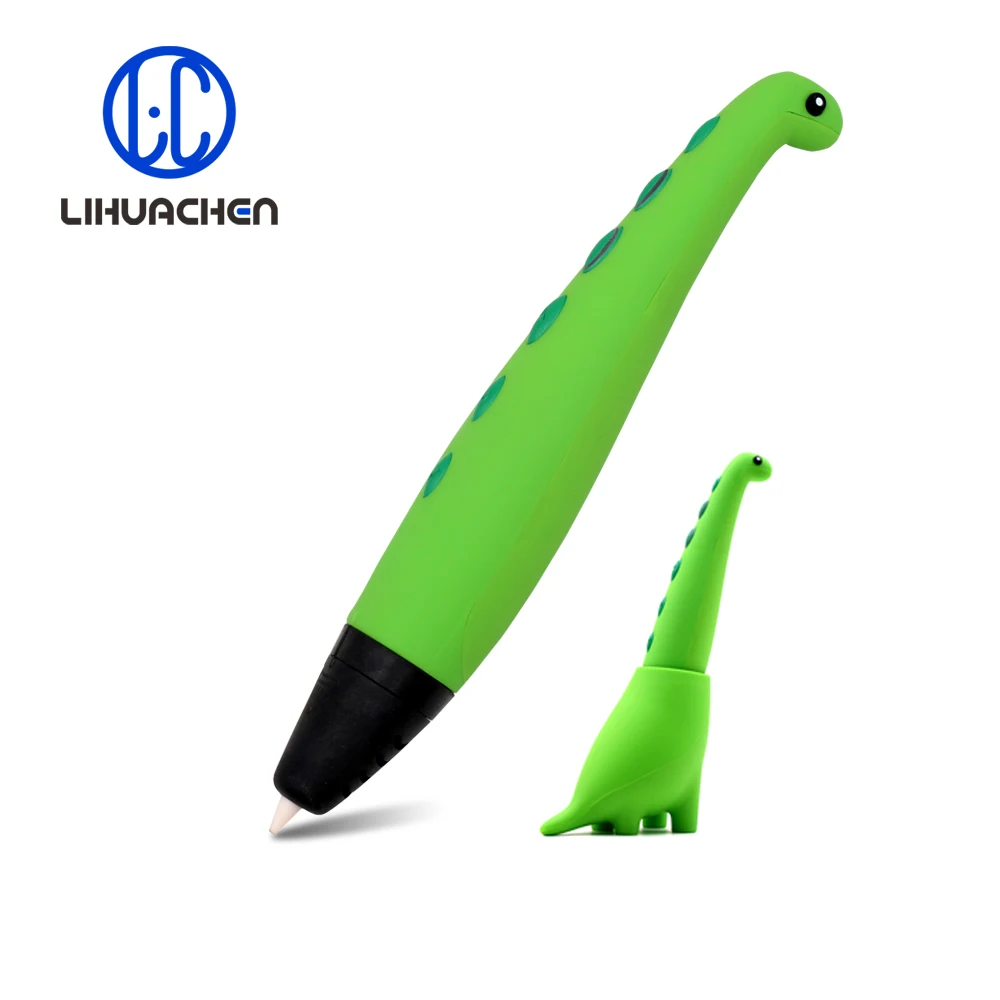 lihuachen 3D Pen for Kids Dinosaur STEM Toys 3D Printing Pen Mini Printer Drawing Painting Art Set with 2 Speeds Safe Sleep Mode