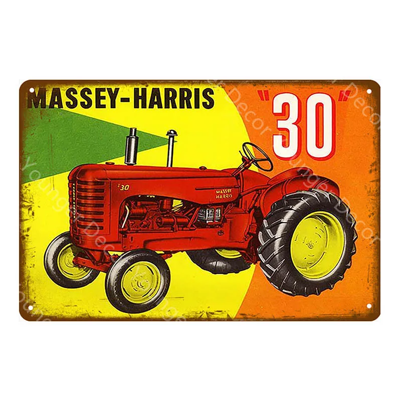 Farmall сельскохозяйственные тракторы металлические оловянные знаки