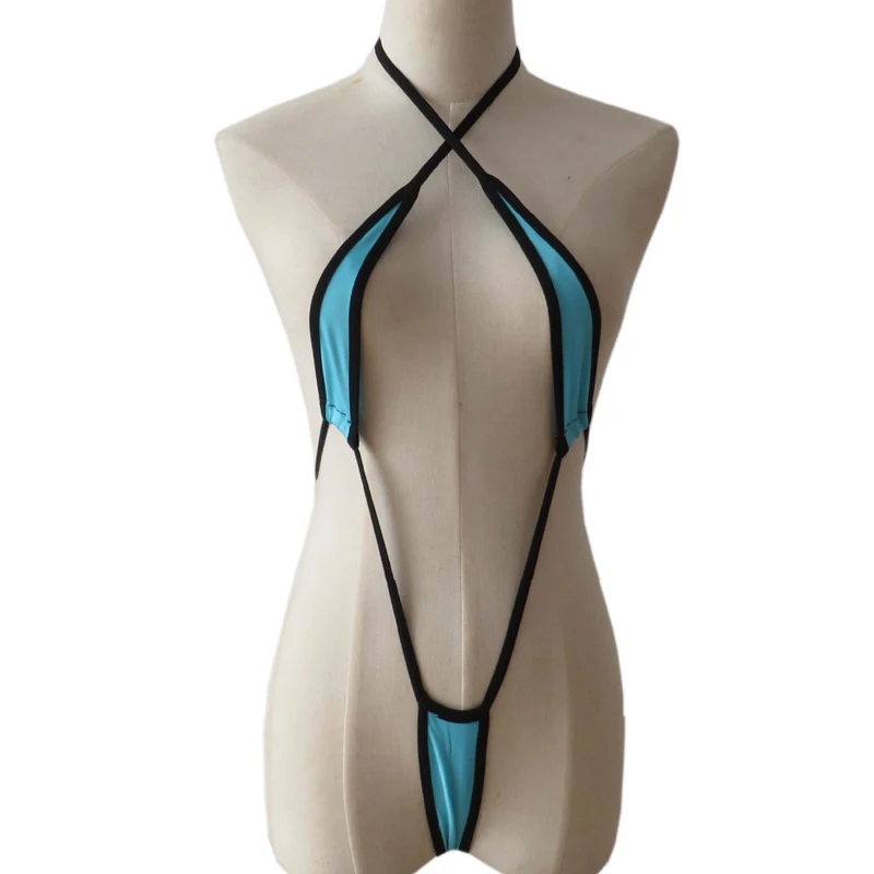 Сексуальные стринги прозрачные сетчатые микро бикини комплект пляжной одежды