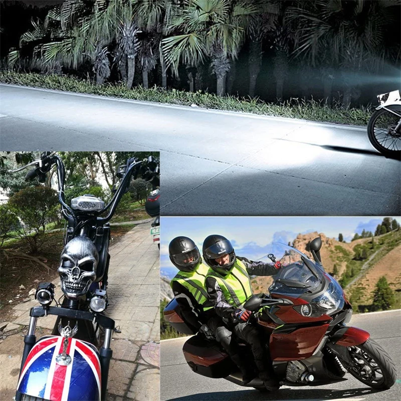 Мотоциксветильник фары s водонепроницаемые светодиодсветодиодный лампы CREE для