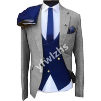 new arrival one button groomsmen notch lapel groom tuxedos men suits weddingprom best blazer jacketpantsvesttie c92
