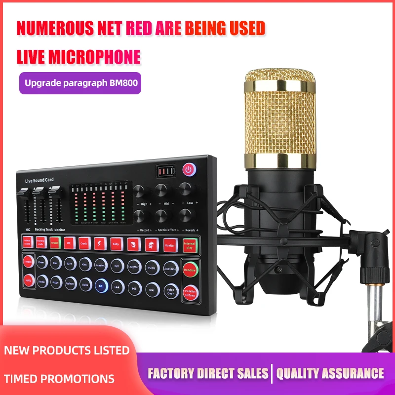 

BM 800 karaoke microphone BM800 studio condenser mikrofon mic bm-800 For KTV Radio Braodcasting Singing Recording computer