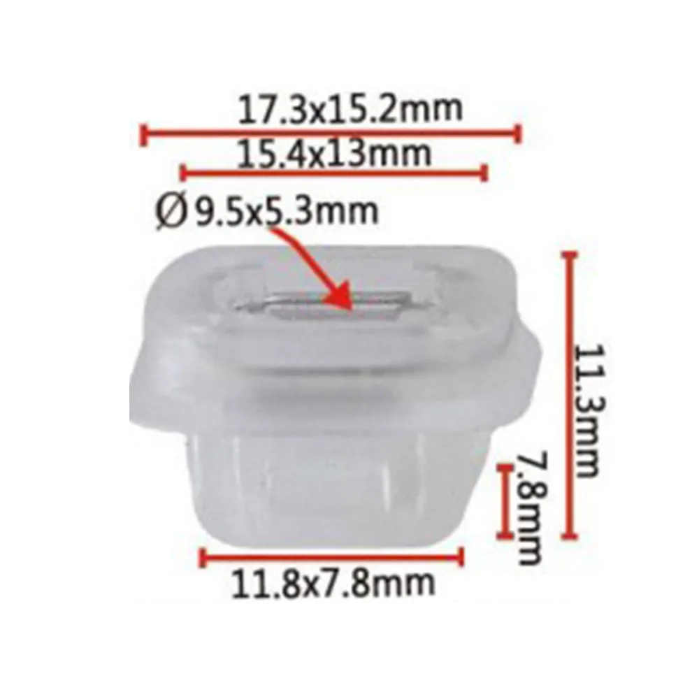 

Insert Clips Models Grommets Moulding Strip Trim 10PCS White Accessories