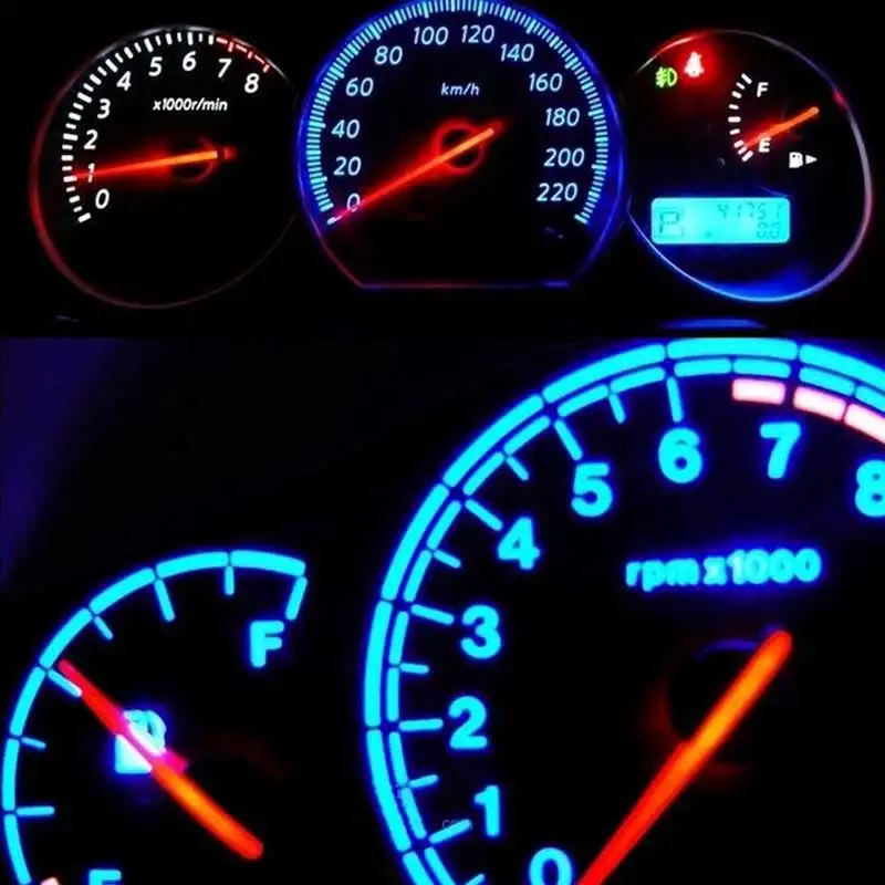 Лидер продаж 10 шт. светодиодная лампа SMD для автомобилей измеритель скорости