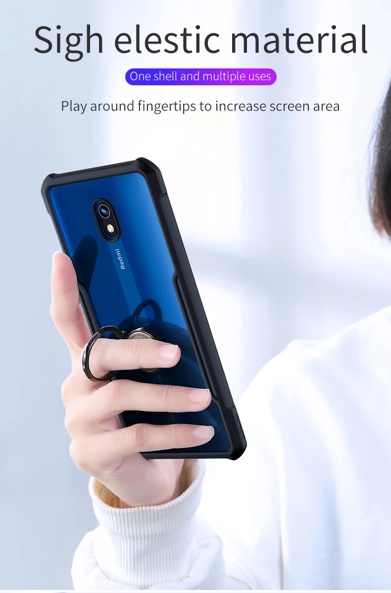 Для Xiaomi Redmi 8 чехол XUNDD Чехол подушки безопасности противоударный прозрачный защитный задний Чехол с кольцом для Redmi 8A чехол Capa