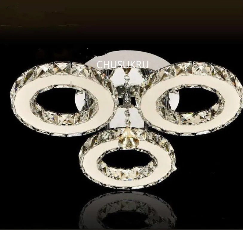 Modern 3 ring Lustre chandelier Led Crystal Chandelier Lighting Ceiling Chandeliers Light Living room lights Bedroom | Освещение