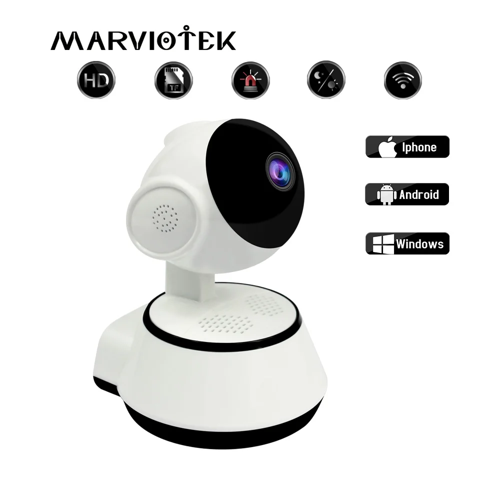 Ip камера видеонаблюдения Wi Fi домашняя Plug And Play P2P Беспроводная мини ночного