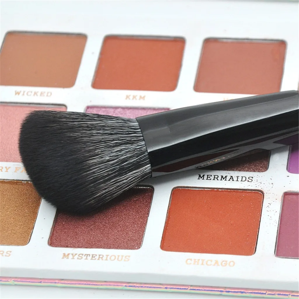 

12 Pcs Sandalwood Brush With Wooden Handle Makeup brushes set Black White Fiber Wool Foundation Powder Eyeshadow Brush 11.8