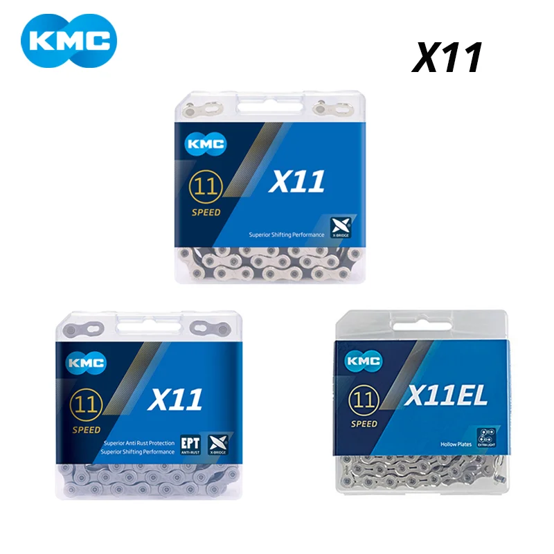 KMC X11.93 X11 EPT EL велосипедная цепь 118L 11 для скоростного велосипеда с оригинальной