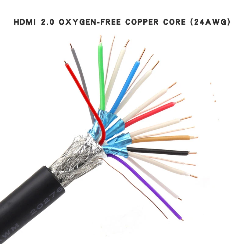 HDMI кабель версия 4K Hdmi конструкция провода Встроенная проводка DIY Сварка 19pin
