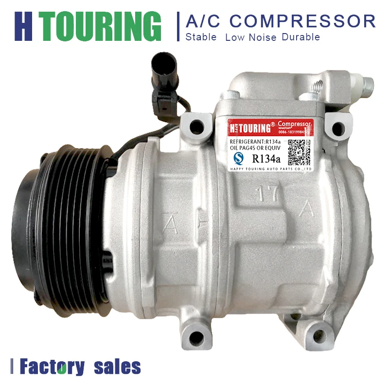 Компрессор переменного тока 10pa17c для SsangYong Rexton Rodius 2003-2013 гг. 6651303011 6652300011 6651303111