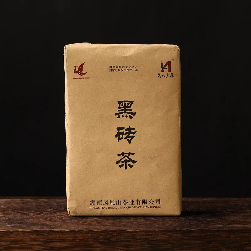 

2013 год, Хунань, темный китайский чайный кирпич, Anhua Fu Zhuan, золотой цветок, китайский чай s 350 г