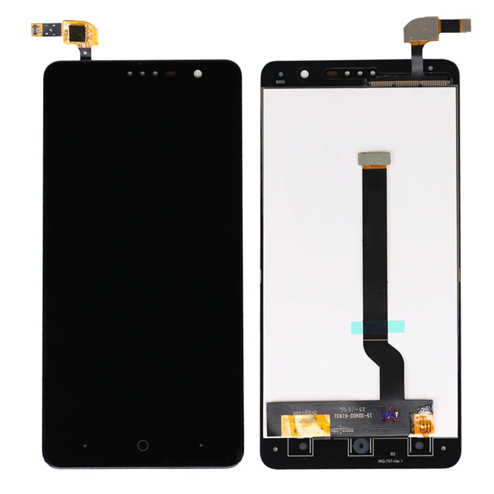 AAA+ Дисплей сенсорного экрана с передней внешней панелью стекла и дигитайзером для ZTE Grand X4 Z956/Z957.