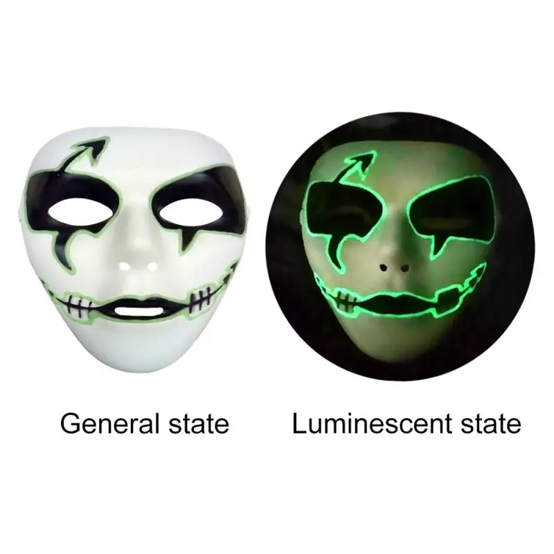 Маска для Хэллоуина украшение светящиеся маски косплея из фильма ужасы|Маски