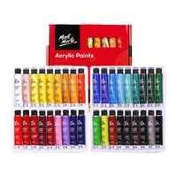 12182436 colors 12ml acrylic paint set pigment for kid student beginner diy painting children hand painted art supplies