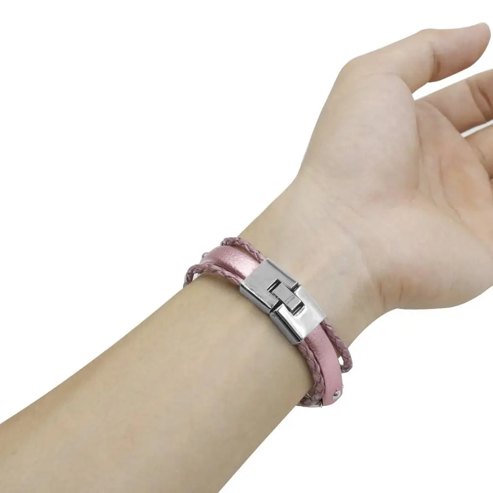 

Leather Bands for Fitbit Alta Adjustable Metal Clasp Accessory Bracelet Small Large Wrist Bands for fitbit Alta HR