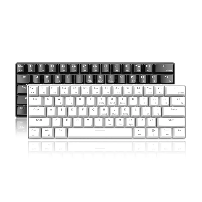 Клавиатура Ajazz AK61 Механическая с подсветкой проводная/Беспроводная Bluetooth 85% PBT|Клавиатуры| |