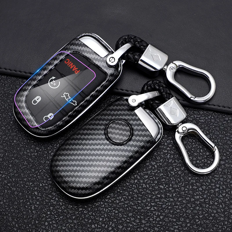 

ABS Car Key Fob Cover Case For Jeep Grand Cherokee Renegade Chrysler 200 300 Dodge RAM Durango Charger Challenger Dart Fiat