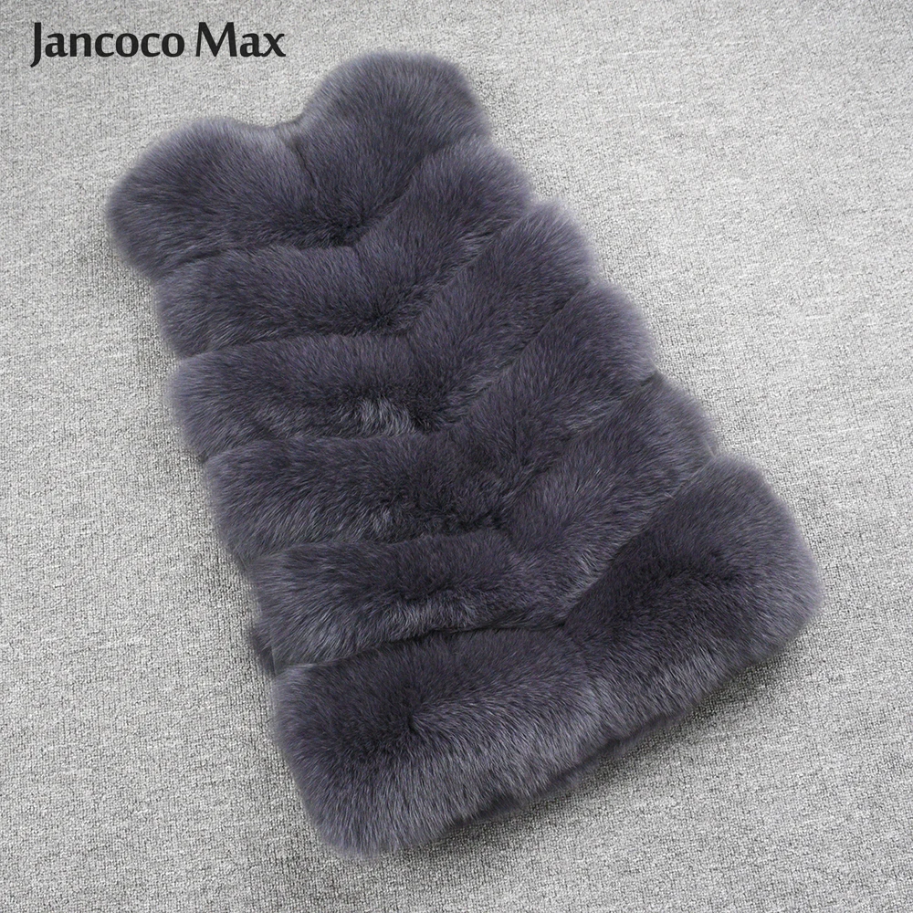 

New Arrival 100% Natural Fox Fur Vest Women Winter Soft Fur Gilet Lady Fashion Fluffy Waistcoat Thick Warm S1671