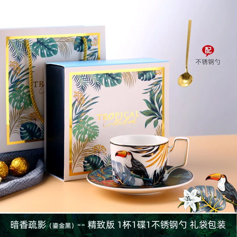 

Ceramic Modern Coffee Cup And Saucer Set Eco Friendly Travel Chinese Cup And Saucer Drinkware Kupa Bardak Reusable Mug BD50CS