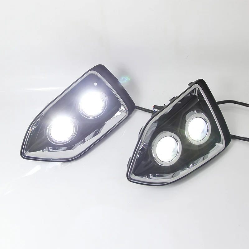 Автомобильная лампа DRL водонепроницаемая ABS 12 В светодиодсветодиодный дневные