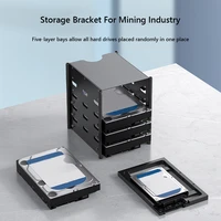 acasis hard drive bracket multi layers hard disk shelf organizer box hdd case disk rack desktop storage container