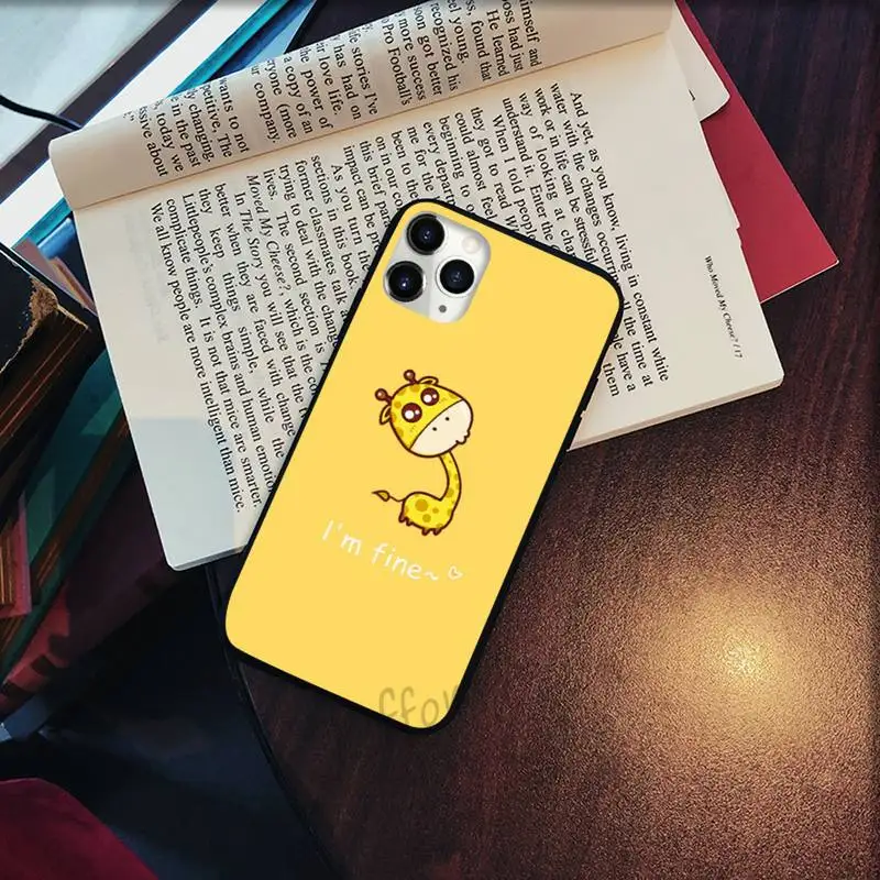 

Cactus Avocado Giraffe Phone Case for iPhone 11 12 pro XS MAX 8 7 6 6S Plus X 5S SE 2020 XR Soft silicone