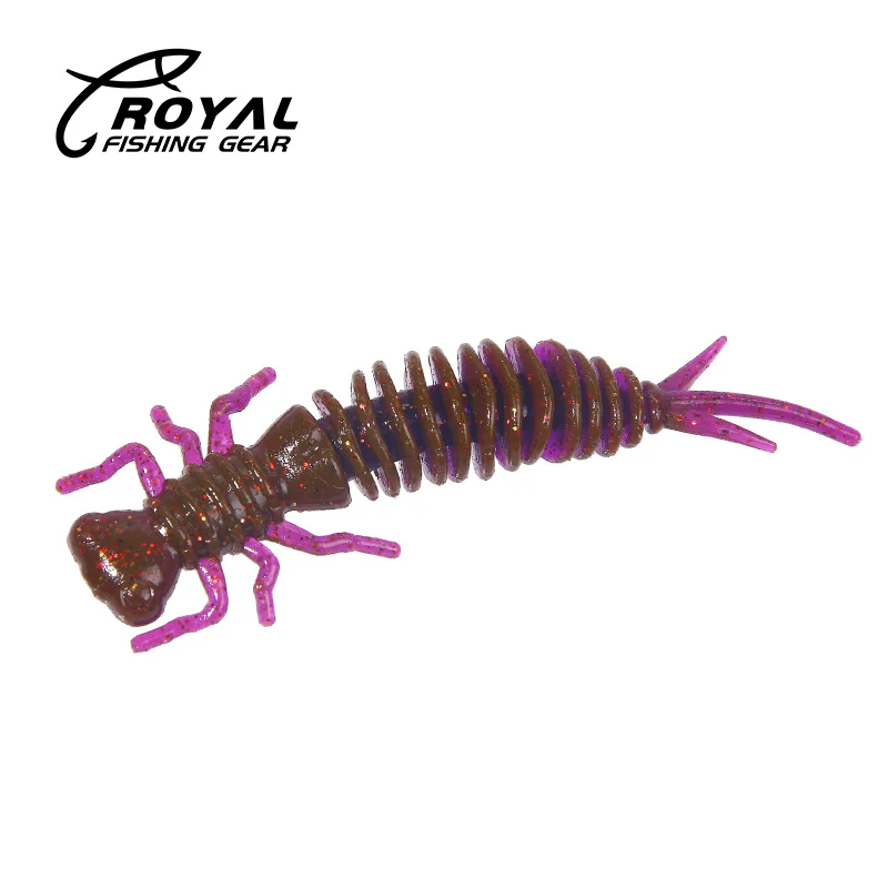 5 шт. личинка мягкие приманки искусственные рыболовные червячной силиконовые бас