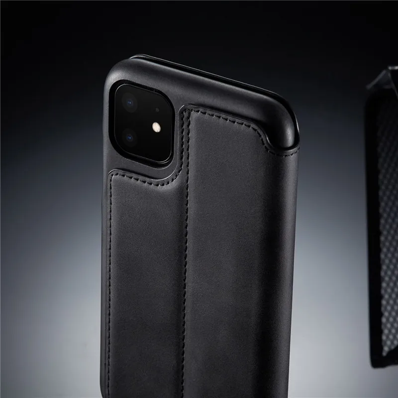 Чехол-бумажник для iPhone 12 Mini 11 Pro X XR XS Max SE 2020 8 7 6 6S Plus кожаный | Мобильные телефоны и