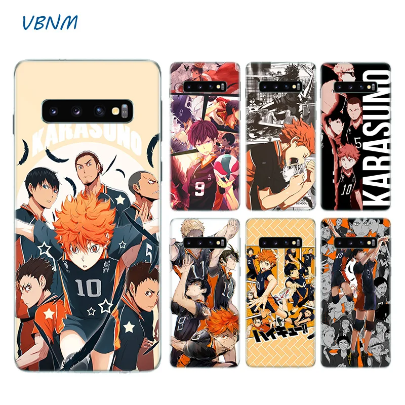 Чехол Haikyuu для Samsung Galaxy S20 + S10 S9 S8 Plus S10E S6 S7 Edge Note 8 9 10 Pro|Бамперы| |